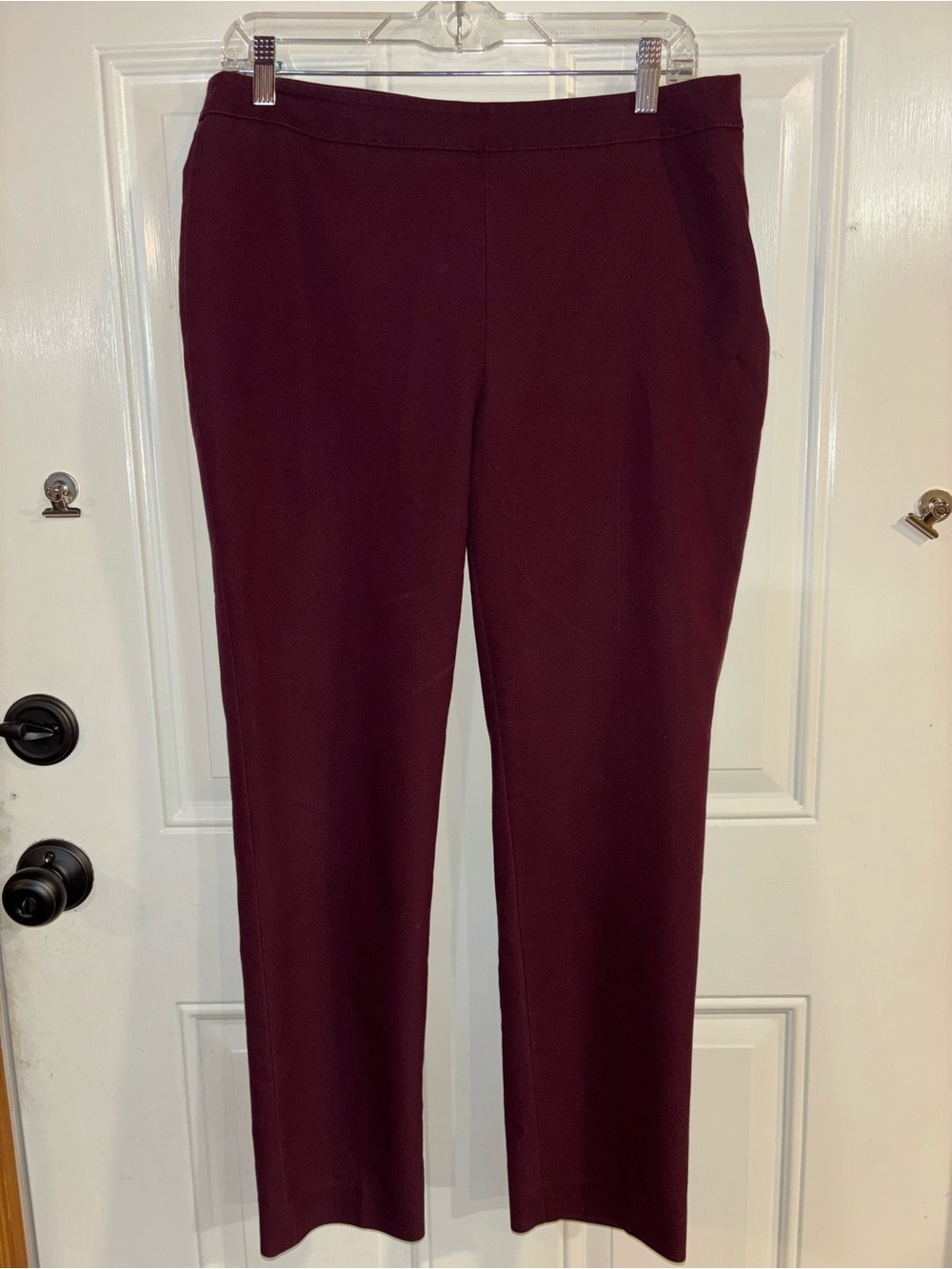 Chaus Women's Straight-Leg Trousers in Wine